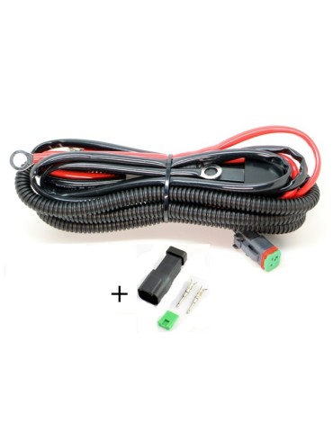 DT kabelsats reläkabel reläsats + kontakt t. ledramp arbetsljus