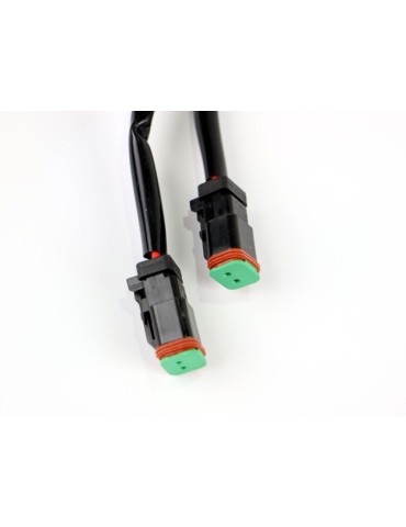 Kabelsats 80A reläkabel strömkabel arbetsljus ledramp 2x DT