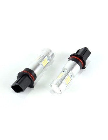 P13W dimljus LED-lampor med 21 st 2835 SMD chip, 2-pack