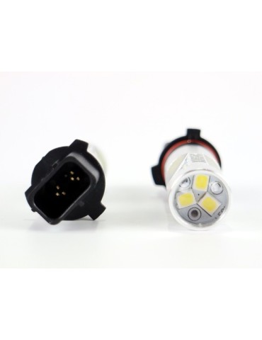 P13W dimljus ledlampor m. 21st 2835smd chip 2-pack