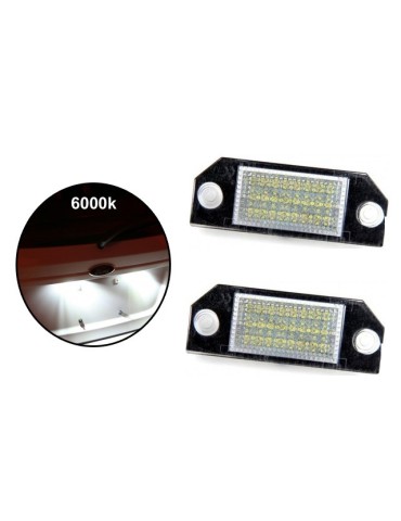 Ford Focus 03-08 C-Max 03-10  Led skyltbelysning 6000k 
