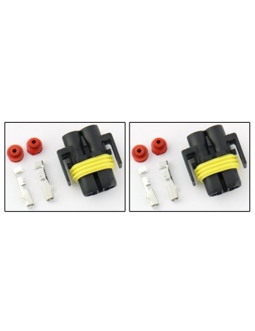 Xenon - Led - Halogen H8 H11 (H9) kontakter hanar  2-pack