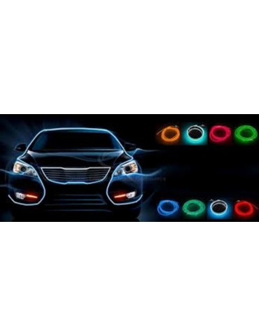 1 blir 4 kabelsplit för Glowstrip  slingor Neonslingor  EL-wire 