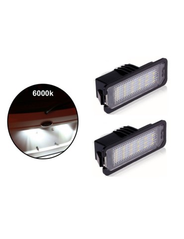 VW Golf 4 5 Passat B6 Polo 9N Lupo Led skyltbelysning 2-pack