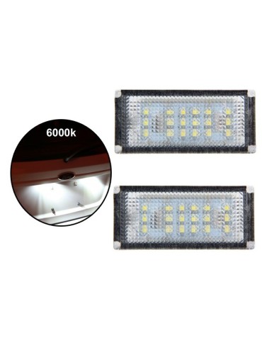 BMW E46 2004 - 2006 2D Led skyltbelysning 6000k styling