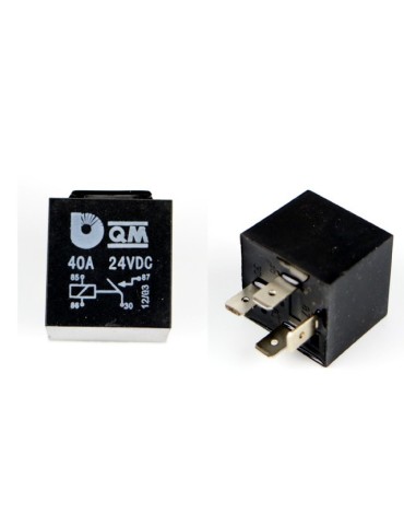 40A relä 24v för inkoppling av tex extraljus xenon ledramp 1st