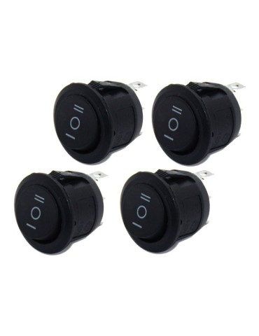 Strömbrytare 2 läges 4-pack av/på vaggströmställare avbrytare