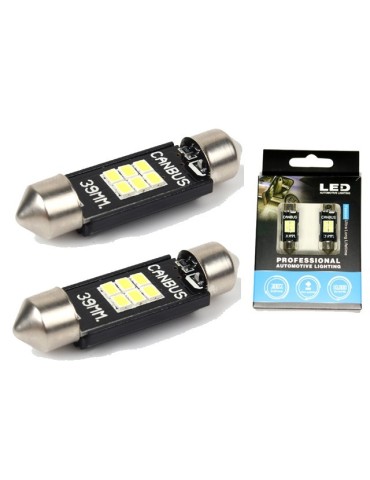 Canbus C5W 39mm  Led  3020SMD 6000K 39 mm 2-pack