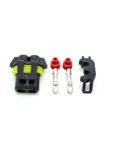 Xenon / LED AMP-kontakter HB4 9006 HB3 hona + hane