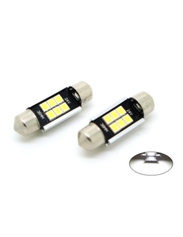 24 volt C5W 36mm  LED 6000K 2-pack 24 V