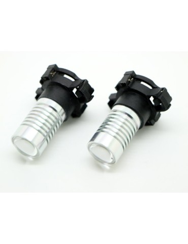 PY24W 6000k ledlampor m. 2st Cree 5w chip 2-pack