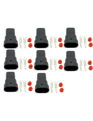 HB3 9005 / HB4 9006 AMP kontakt hona universal 8-pack