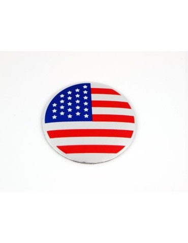 USA-flagga emblem till centrumkåpor, hjulnavsskydd, fälg, 4-pack, styling. 
