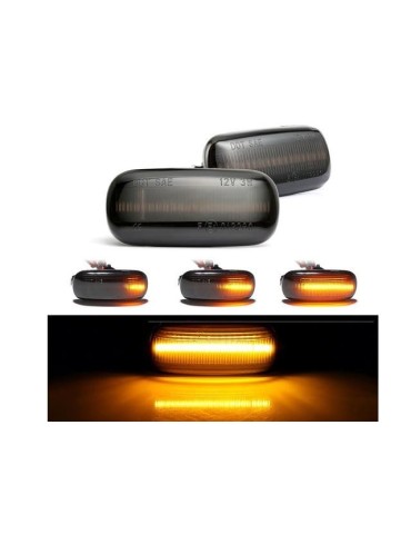 Led dynamisk blinkers Audi A3 A4 A6 Smoke lens  styling 2-pack
