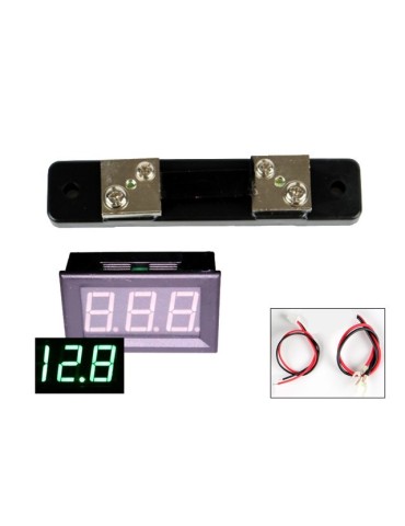 Amperemätare 0-50A DC Digital amp mätare med shunt Superpris !!