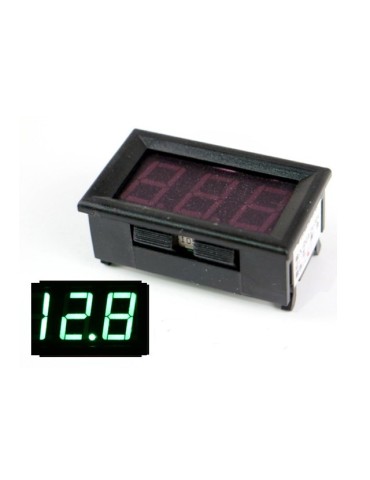 Voltmätare 4-30v DC Digital för bil båt husvagn husbil mc 
