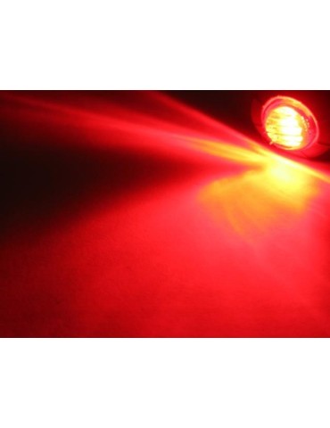 Markeringsljus, bakljus, röda LED-lampor, 2-pack, 12V