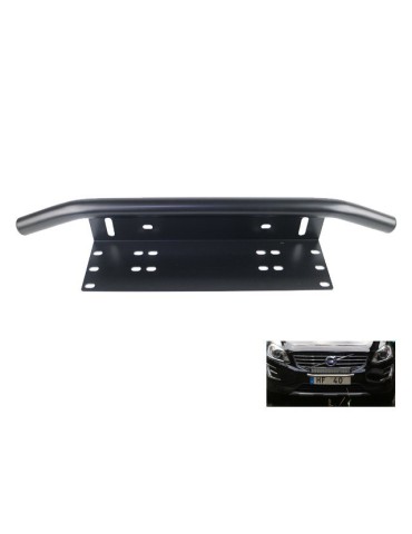 Extraljushållare Aluminium med båge svart för ledramp extraljus