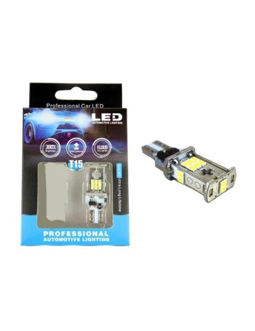 T15 W16W 921 912 906 backljus, LED m 18st 3020smd chip 6000K, 1 st. 