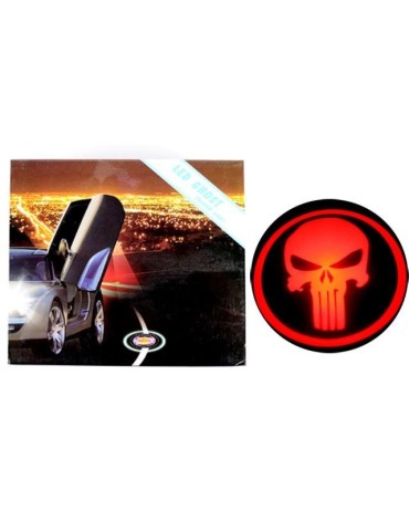 Dödskalle led Laserlogga styling till tex. bildörrar