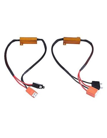 Motstånd H7 50W 6-8 Ohm för ledlampor xenon canbus dimljus