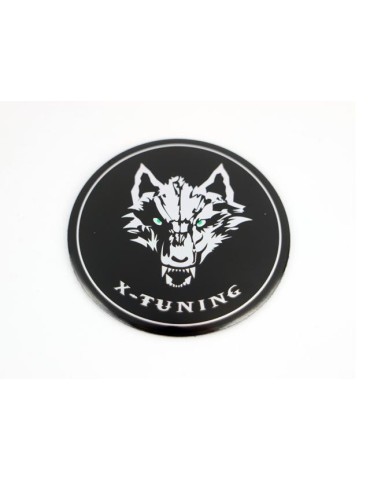 Varg emblem till centrumkåpor, hjulnavsskydd, fälg, 4-pack, styling. 