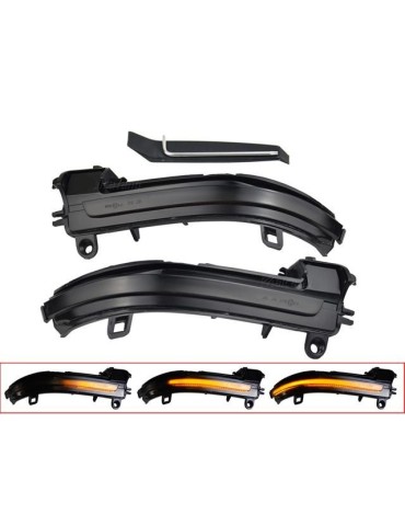 LED dynamisk spegelblinkers BMW F20 F21 F22 F30 F31 X1 F32 F36 i3 F34