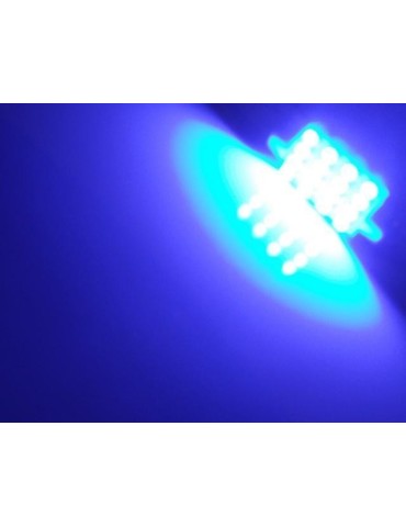 Diodlampa 41mm 42mm Blå c5w med 16st 3528 SMD chip, 2-pack