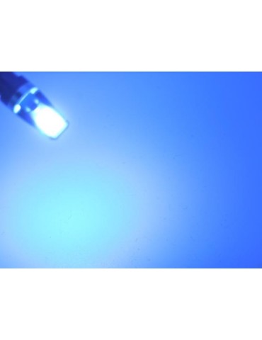 T10 w5w isblå LED-lampor, Canbus med COB chip, 2-pack.