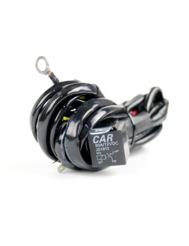 Kabelsats 80A 3x reläkabel strömkabel Xenon / ledramp arbetsljus