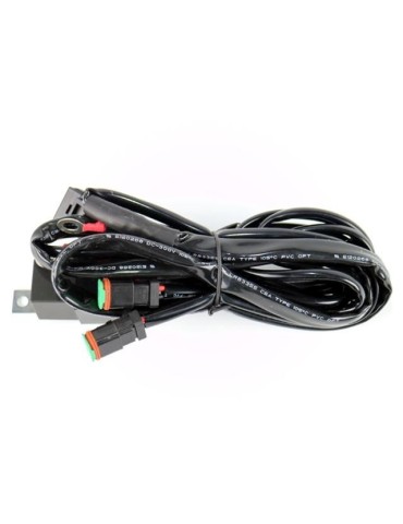 Kabelsats 80A reläkabel strömkabel arbetsljus ledramp 2x DT