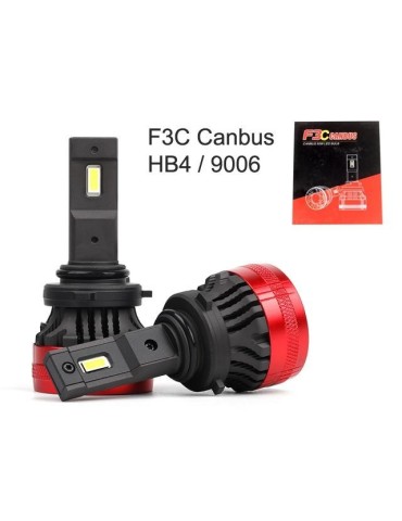 HB4 led kit F3C 9006 5000 lumen 55w 6000k  2-pack