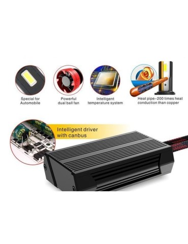 HB4 led kit F3C 9006 5000 lumen 55w 6000k  2-pack