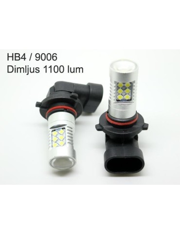 Dimljus Hb4 9006 Led lampor 6000K 1100 lumen 12v 
