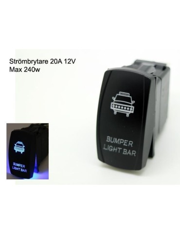 Strömbrytare 5 polig av/på vaggströmställare avbrytare med lyse