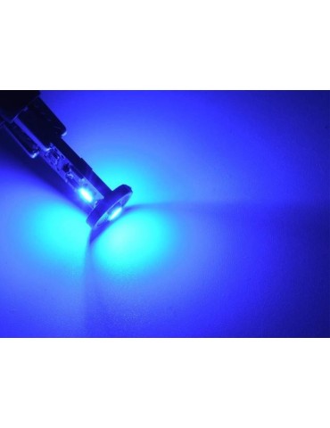 T10 w5w blå LED-lampor, Canbus med 3 st 3030SMD chip, 4-pack.