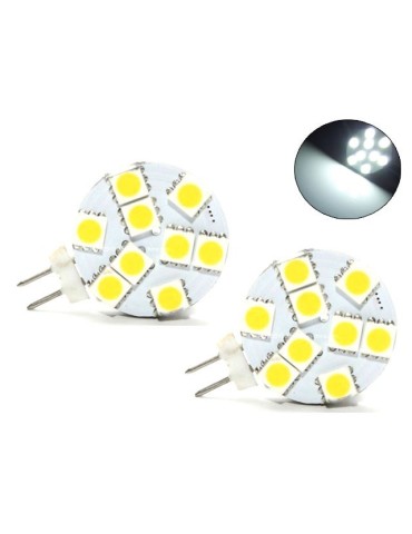 G4 0,5w 2-pack 6000K Led lampa till husvagn bil husbil båt G-4