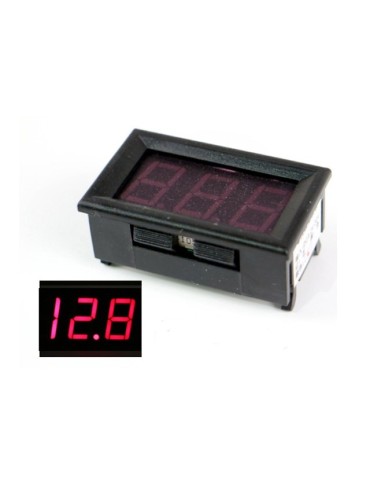 Voltmätare 4-30v DC Digital för bil båt husvagn husbil mc 12v