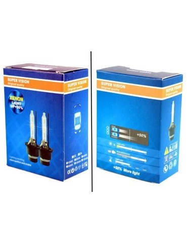 Xenonlampor +50% D2S 35W 4300K - 6000K  Super Vision