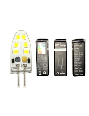 G4 2w dimbar 12v DC + AC Led lampa 4300K vitgul G-4  3-pack