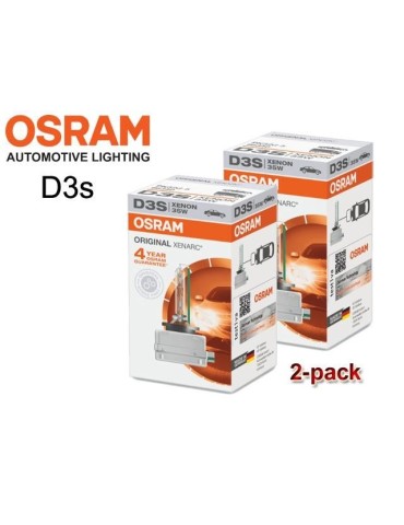 Osram D3S 35W 4300k XENARC Original xenon lampor 2-pack