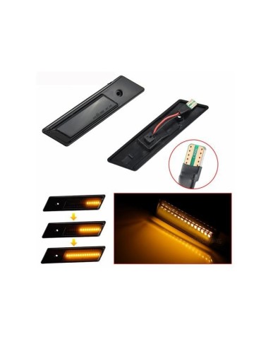 Led dynamisk blinkers BMW E32 E34 E36 Smoke styling 2-pack
