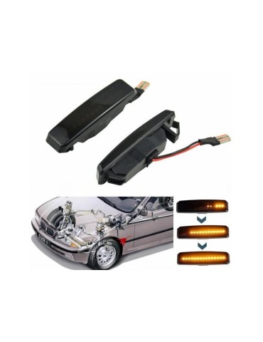 Led dynamisk blinkers BMW E39 Smoke styling 2-pack