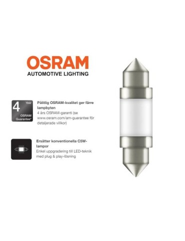 Osram c5w 36mm Led 6000K 1-pack spollampa festoon sv8,5-8