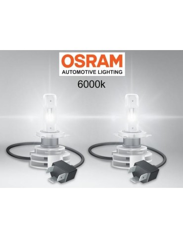 Osram H4 led lampor 6000K 1500 lumen 12v + 24v P43t