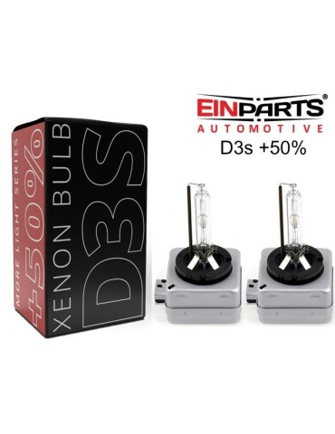 EINPARTS D3S +50% 5000k xenonlampor pk32d-5 4800 LM
