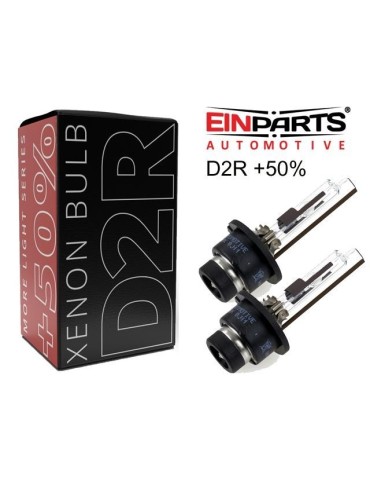 EINPARTS D2R +50% 5000k xenon lampor p32d