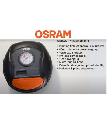 Osram TYREinflate 200 kompressor däckpump 12 volt