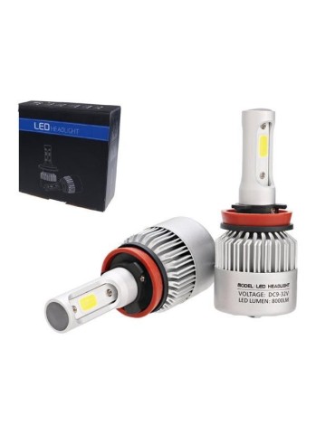 Hb4 9006 Led halvljus helljus 8000 lum 36w CSP chip 6000k S2 kit