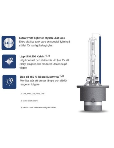 Osram D2S 35W 6000k +150% COOL BLUE INTENCE 1-pack xenon lampa